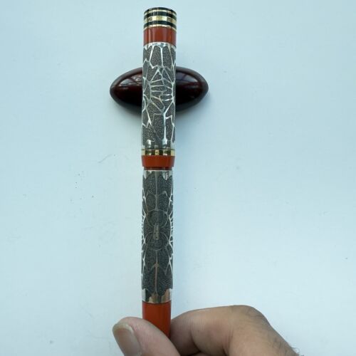 Bexley X Ariel Kullock Fountain Pen, Sterling Silver “Spider” Overlay