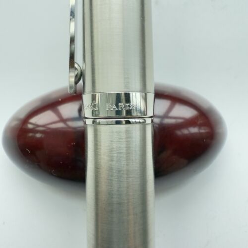 S.T Dupont Fidelio Fountain Pen Brushed Metal