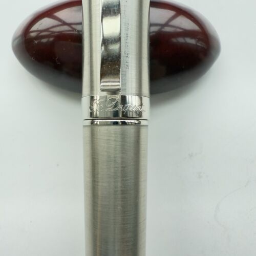 S.T Dupont Fidelio Fountain Pen Brushed Metal