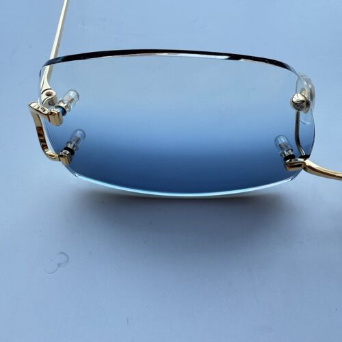 Cartier Sunglasses Signature C Big C New Model Factory Lenses Blue- Brand New