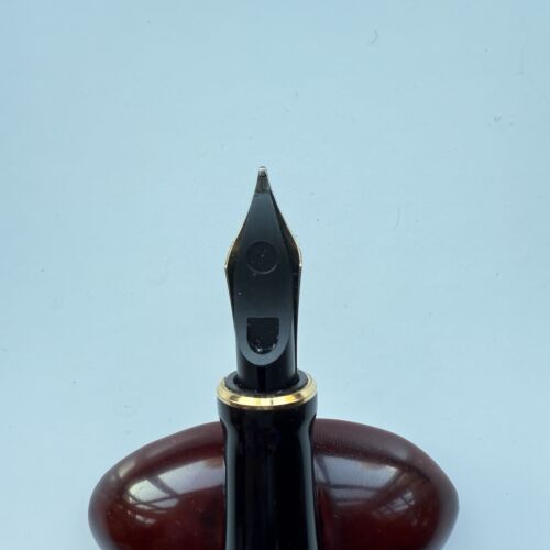 Parker Duofold International “Swirl” Ebonite, 18K M Nib