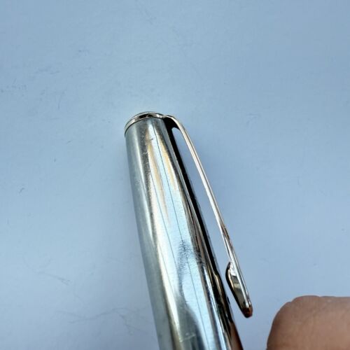 Montblanc 642 Fountain Pen Stainless Steel, 1950s, Excellent Condition