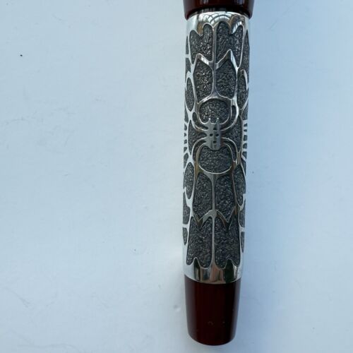 Bexley X Ariel Kullock Fountain Pen, Sterling Silver “Spider” Overlay