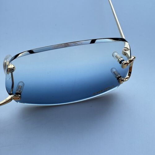 Cartier Sunglasses Signature C Big C New Model Factory Lenses Blue- Brand New