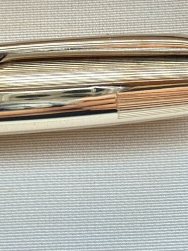 Vintage Montblanc 744 Gold Wrapped Fountain Pen, 1950s, EF Nib- New Old Stock