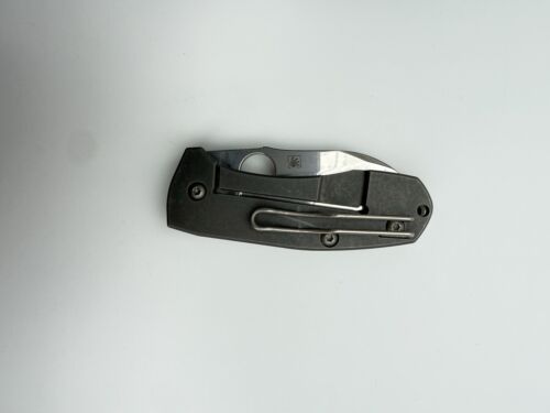 Spyderco Knives Techno 2 Titanium CTS-XHP Stainless Pocket Knife