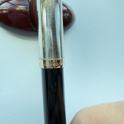 Montblanc 642 Fountain Pen Stainless Steel, 1950s, Excellent Condition