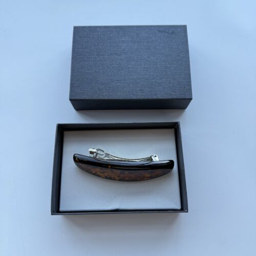 Urushi 24K Gold Flake Hair Barrette, Made In Japan