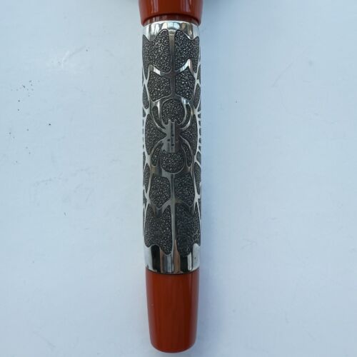 Bexley X Ariel Kullock Fountain Pen, Sterling Silver “Spider” Overlay