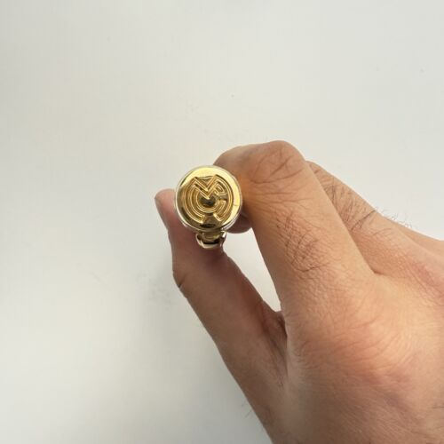 Magna Carta “Honey Comb” Fountain Pen, Gold Plated