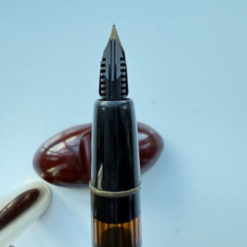 Montblanc 744N Fountain Pen, 1950s, Near Mint Fine Nib 14C