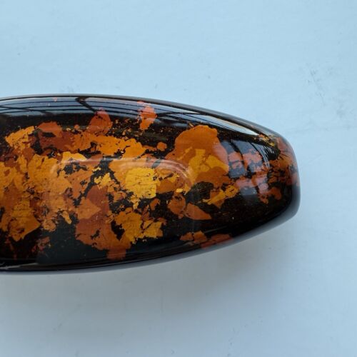 Urushi 24K Gold Flake Hair Barrette, Made In Japan