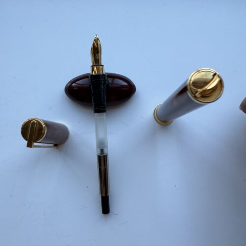 S.T. Dupont Montparnasse XL Tortoiseshell Lacquer Fountain Pen