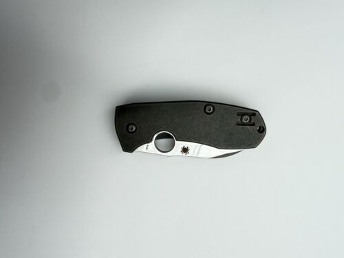 Spyderco Knives Techno 2 Titanium CTS-XHP Stainless Pocket Knife