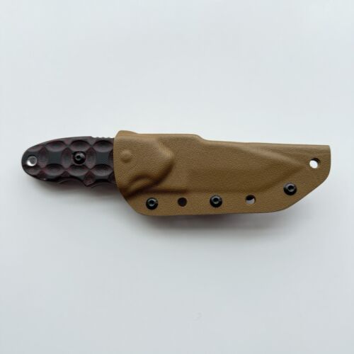 TOPS C.A.T. 200S-04 3.25" Fixed Blade Knife - Coyote Tan Blade/Micarta handle