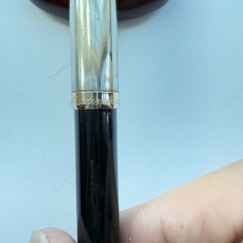 Montblanc 642 Fountain Pen Stainless Steel, 1950s, Excellent Condition