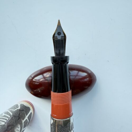 Bexley X Ariel Kullock Fountain Pen, Sterling Silver “Spider” Overlay