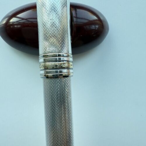 MONTBLANC Meisterstuck Solitaire Barley Sterling Silver 164 Ballpoint Pen