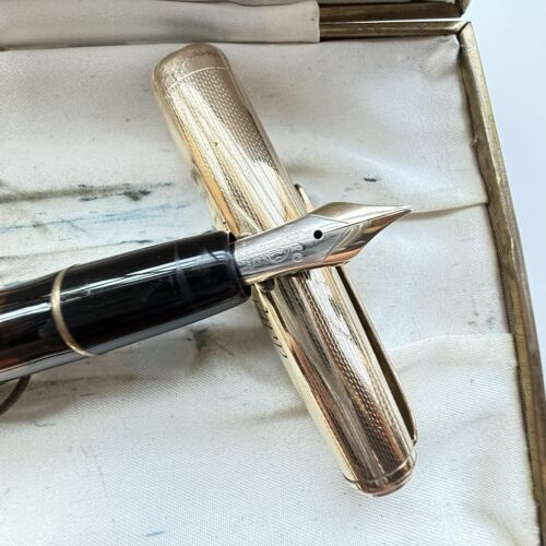 Montblanc 744 Fountain Pen + Pencil By Set- Excellent Cond.