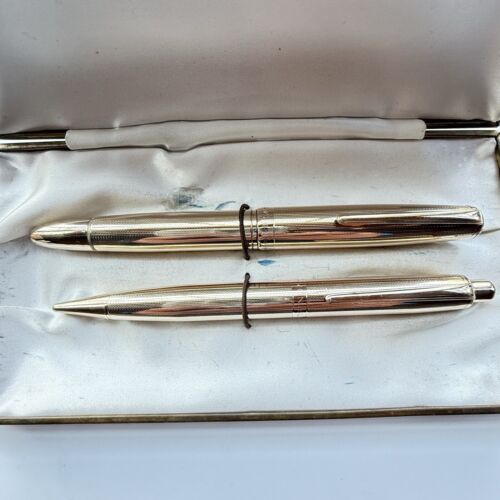 Montblanc 744 Fountain Pen + Pencil By Set- Excellent Cond.