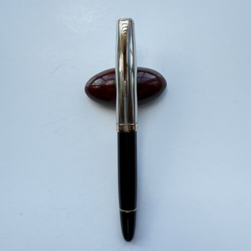 Montblanc 642 Fountain Pen Stainless Steel, 1950s, Excellent Condition