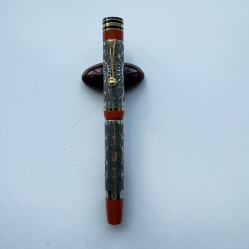 Bexley X Ariel Kullock Fountain Pen, Sterling Silver “Spider” Overlay