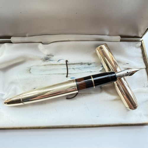 Montblanc 744 Fountain Pen + Pencil By Set- Excellent Cond.