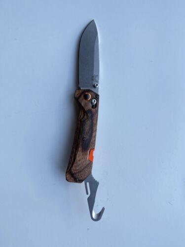 Benchmade  Grizzly Creek, 3.49" CPM-S30V Blade, Wood Handle W/ Clip
