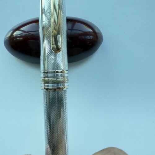 MONTBLANC Meisterstuck Solitaire Barley Sterling Silver 164 Ballpoint Pen