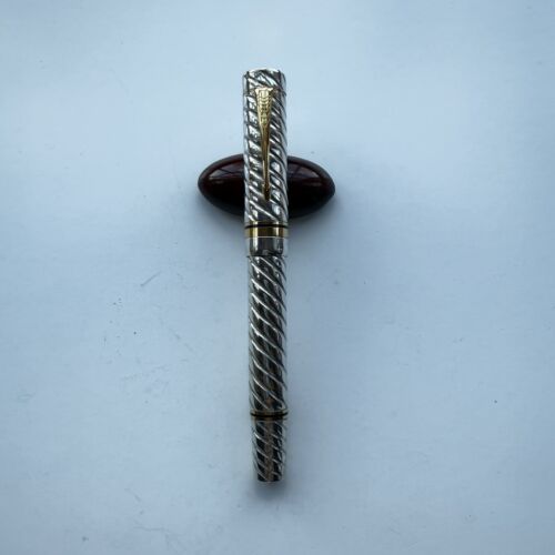 Ariel Kullock Parker Duofold International Sterling Silver “twist”