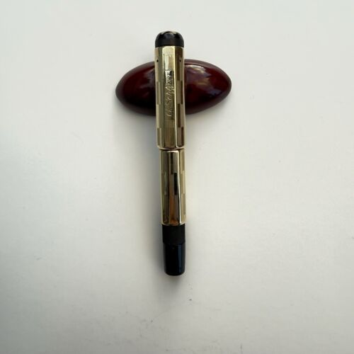 Montblanc No. 00 “Baby” Safety Pen, 14K Solid Gold Overlay