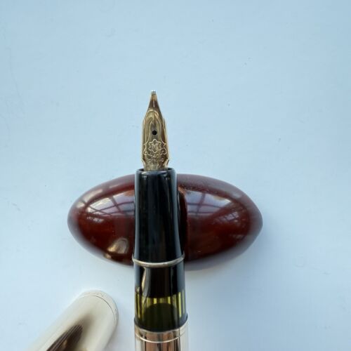 Montblanc 744N Fountain Pen, 1950s, Near Mint, Double Broad Nib