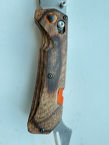 Benchmade  Grizzly Creek, 3.49" CPM-S30V Blade, Wood Handle W/ Clip