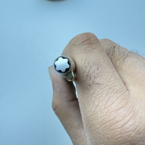 MONTBLANC Meisterstuck Solitaire Barley Sterling Silver 164 Ballpoint Pen