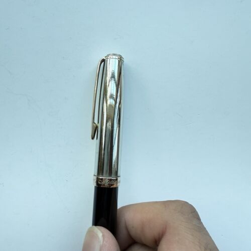 Montblanc 642N Fountain Pen Stainless Steel, 1950s, Excellent Condition