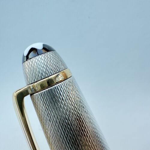 MONTBLANC Meisterstuck Solitaire Barley Sterling Silver 164 Ballpoint Pen