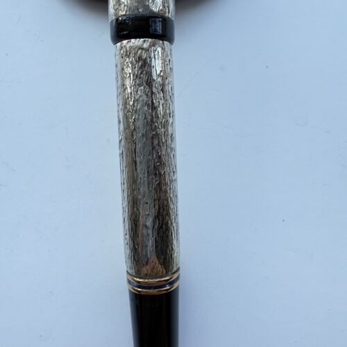 Ariel Kullock Parker Duofold Sterling Silver Handmade Overlay  Rollerball 