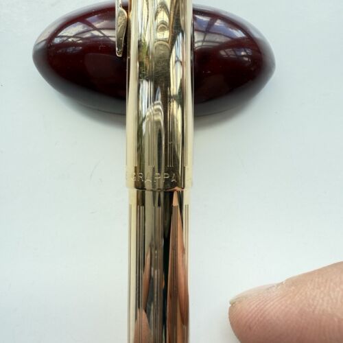 Rare Vintage Montegrappa Gold Plated Fountain Pen 1960s
