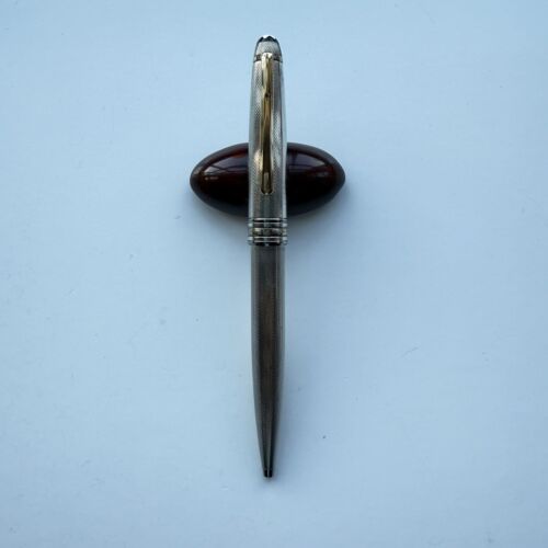 MONTBLANC Meisterstuck Solitaire Barley Sterling Silver 164 Ballpoint Pen