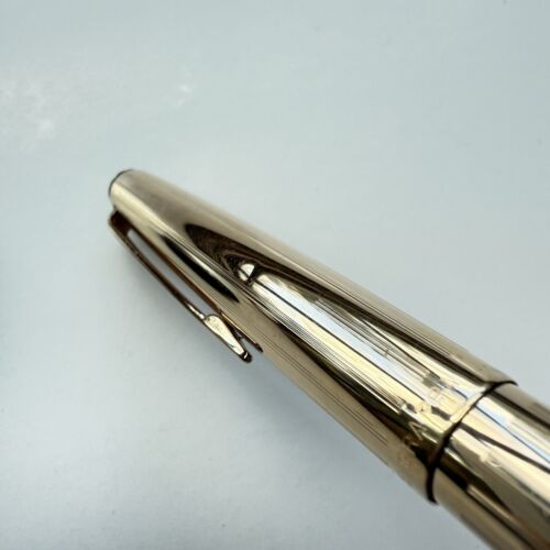 Rare Vintage Montegrappa Gold Plated Fountain Pen 1960s
