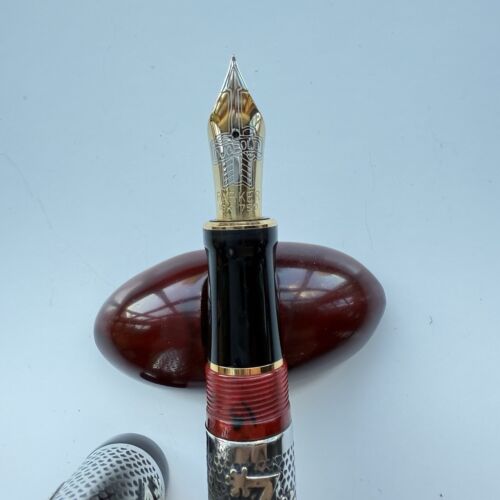 Ariel Kullock Parker Duofold Sterling Silver Overlay “Sun god” Handmade