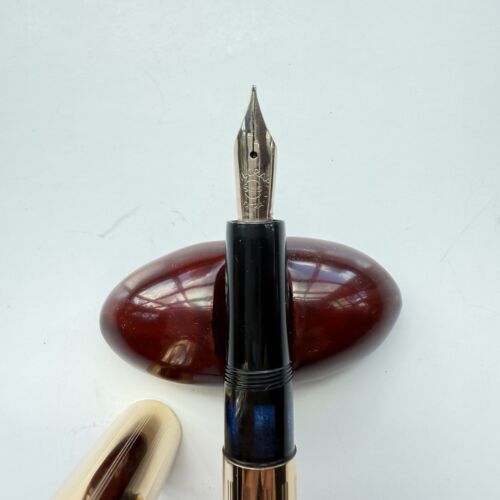 Rare Vintage Montegrappa Gold Plated Fountain Pen 1960s