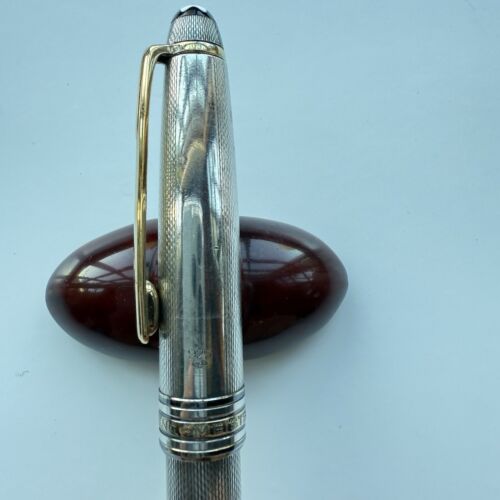 MONTBLANC Meisterstuck Solitaire Barley Sterling Silver 164 Ballpoint Pen