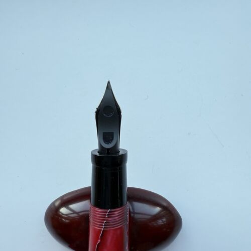 Custom Parker Duofold Red Swirl Acrylic