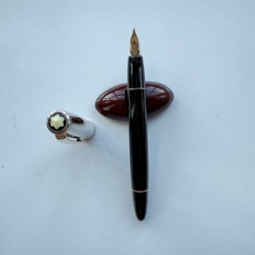 Montblanc 642N Fountain Pen Stainless Steel, 1950s, Excellent Condition