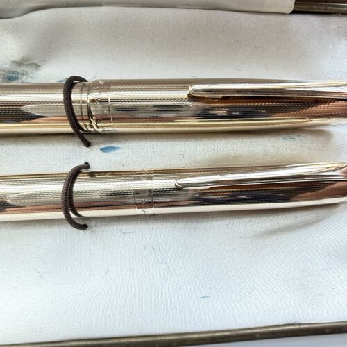 Montblanc 744 Fountain Pen + Pencil By Set- Excellent Cond.