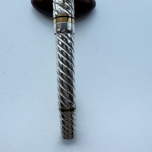 Ariel Kullock Parker Duofold International Sterling Silver “twist”