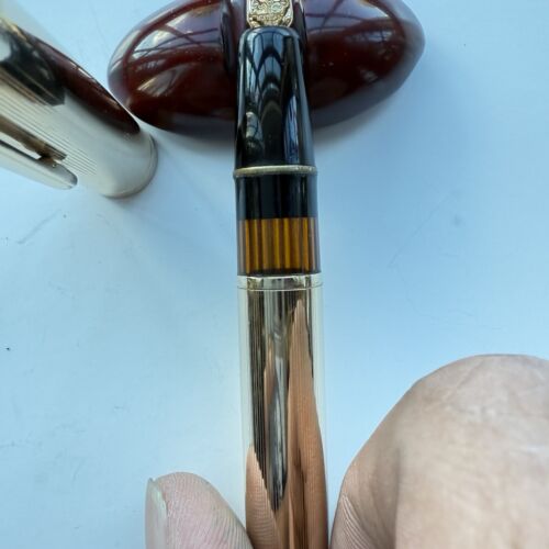 Montblanc 744N Fountain Pen, 1950s, Near Mint Fine Nib 14C