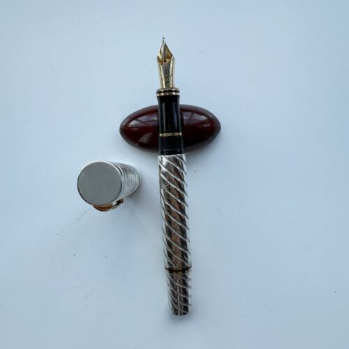 Ariel Kullock Parker Duofold International Sterling Silver “twist”